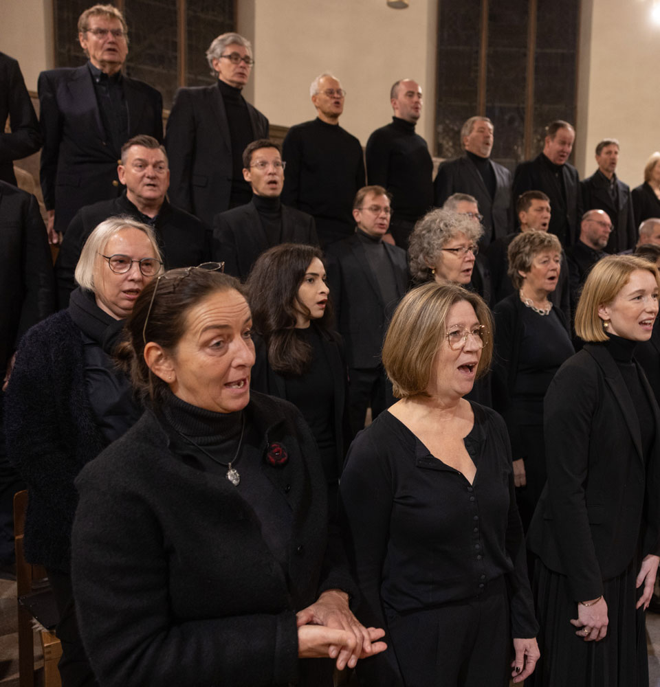 Die Kantorei St. Katharinen beim Mozart-Requiem im November 2023
